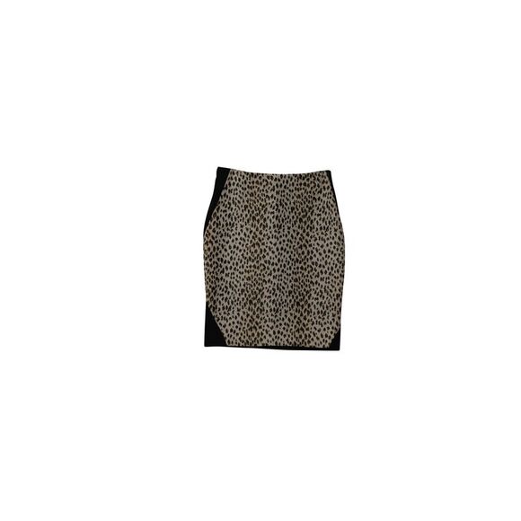 Diane Von Furstenberg Leopard Pencil Skirt in Multicolor Polyester
